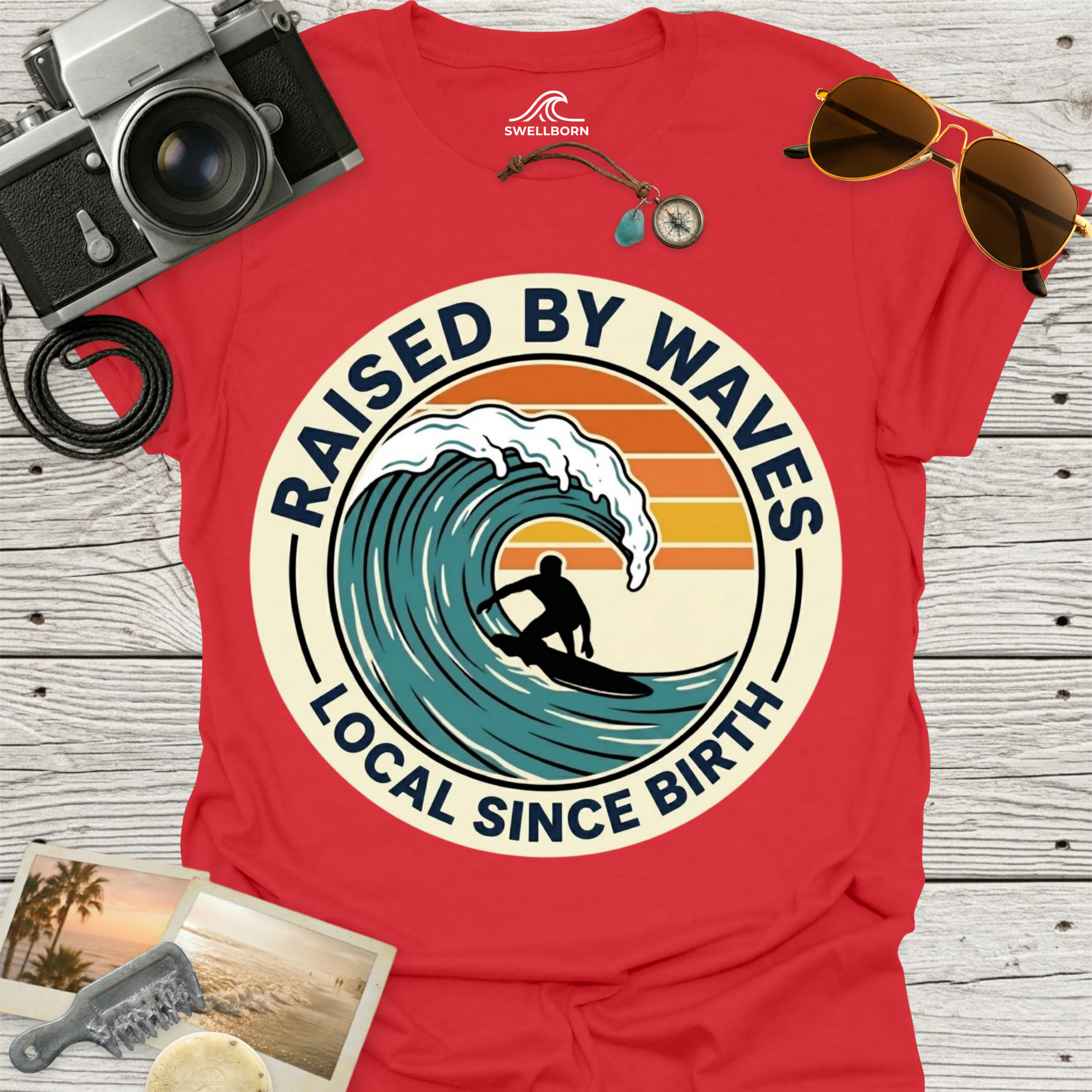 Raised By Waves Local Since Birth T-Shirt