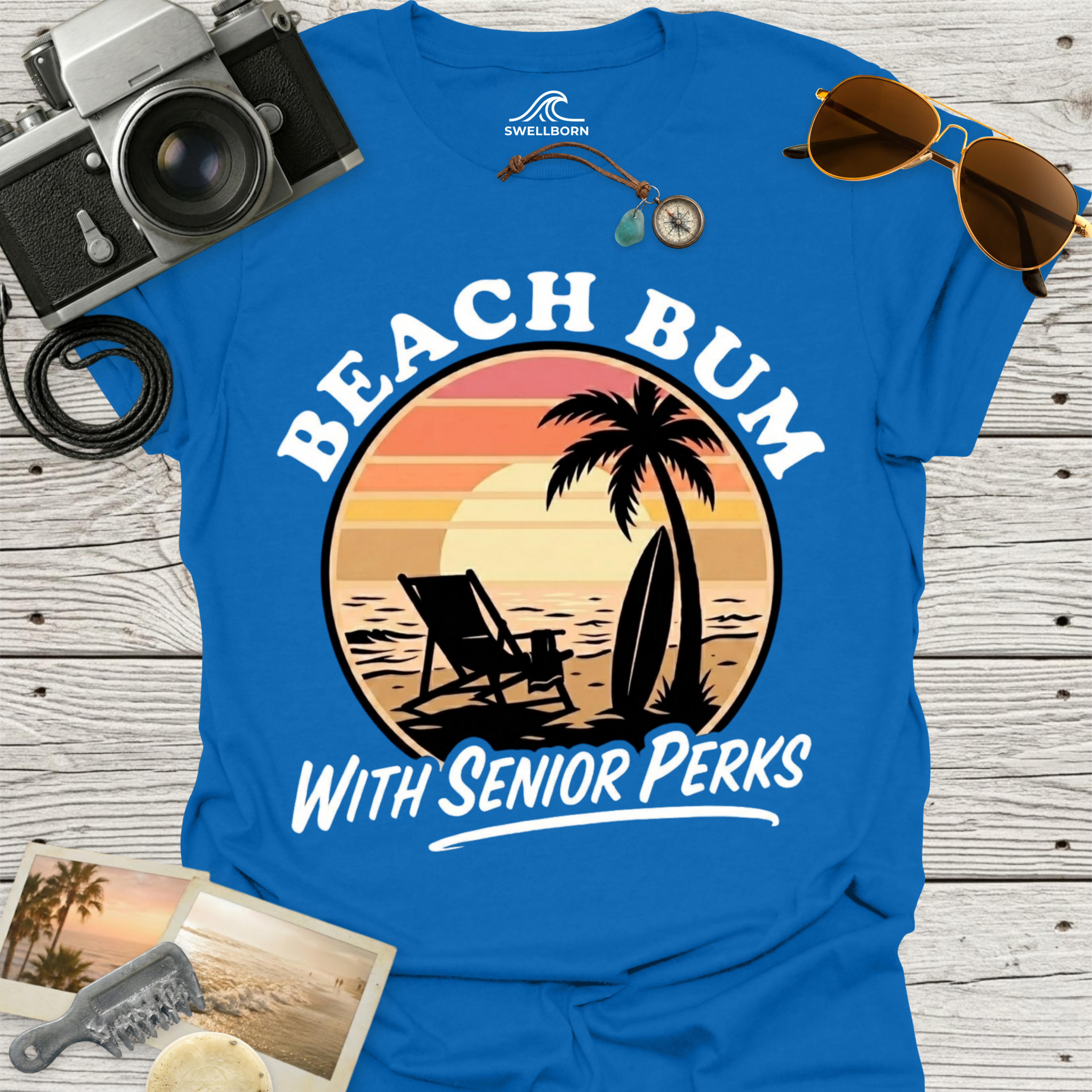 Beach Bum With Senior Perks T-Shirt