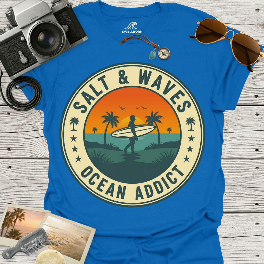 Salt & Waves Ocean Addict T-Shirt