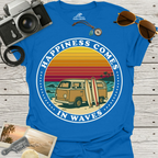 Happiness Comes In Waves T-Shirt