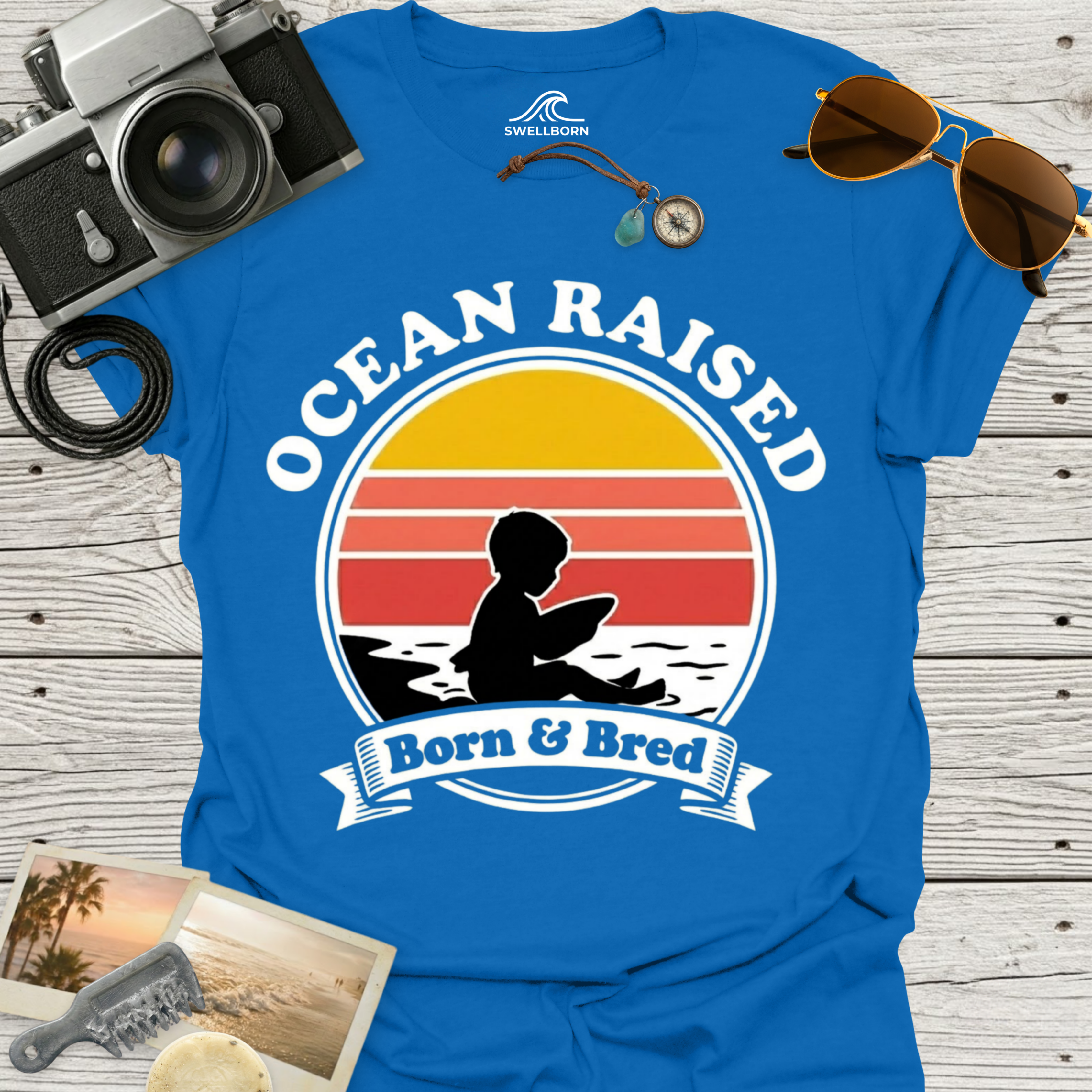 Ocean Raised | Born &  Bred T-Shirt