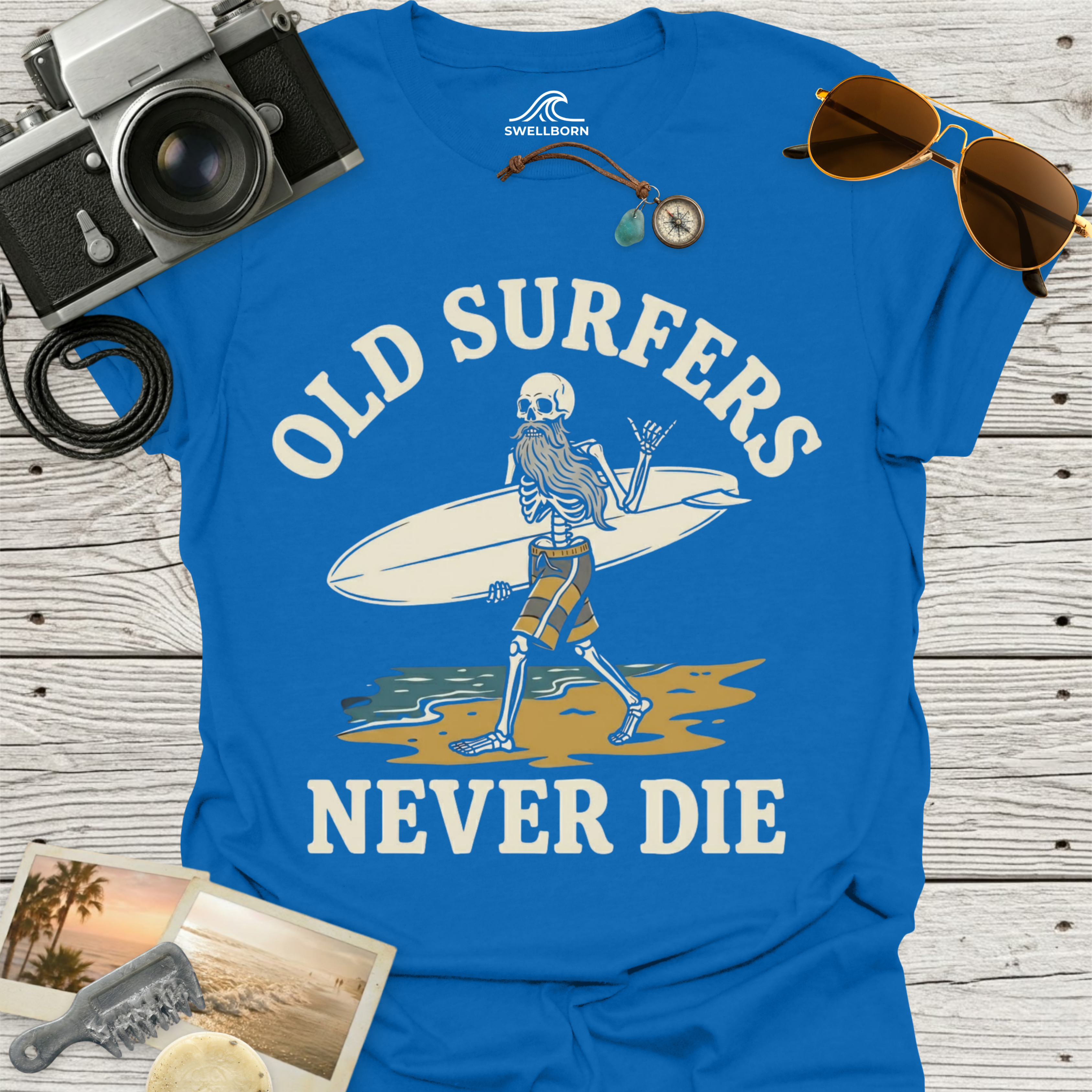 Old Surfers Never Die T-Shirt