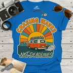 Chasing Waves Not Deadlines T-Shirt