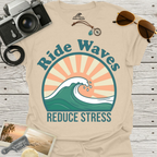 Ride Waves Reduce Stress T-Shirt