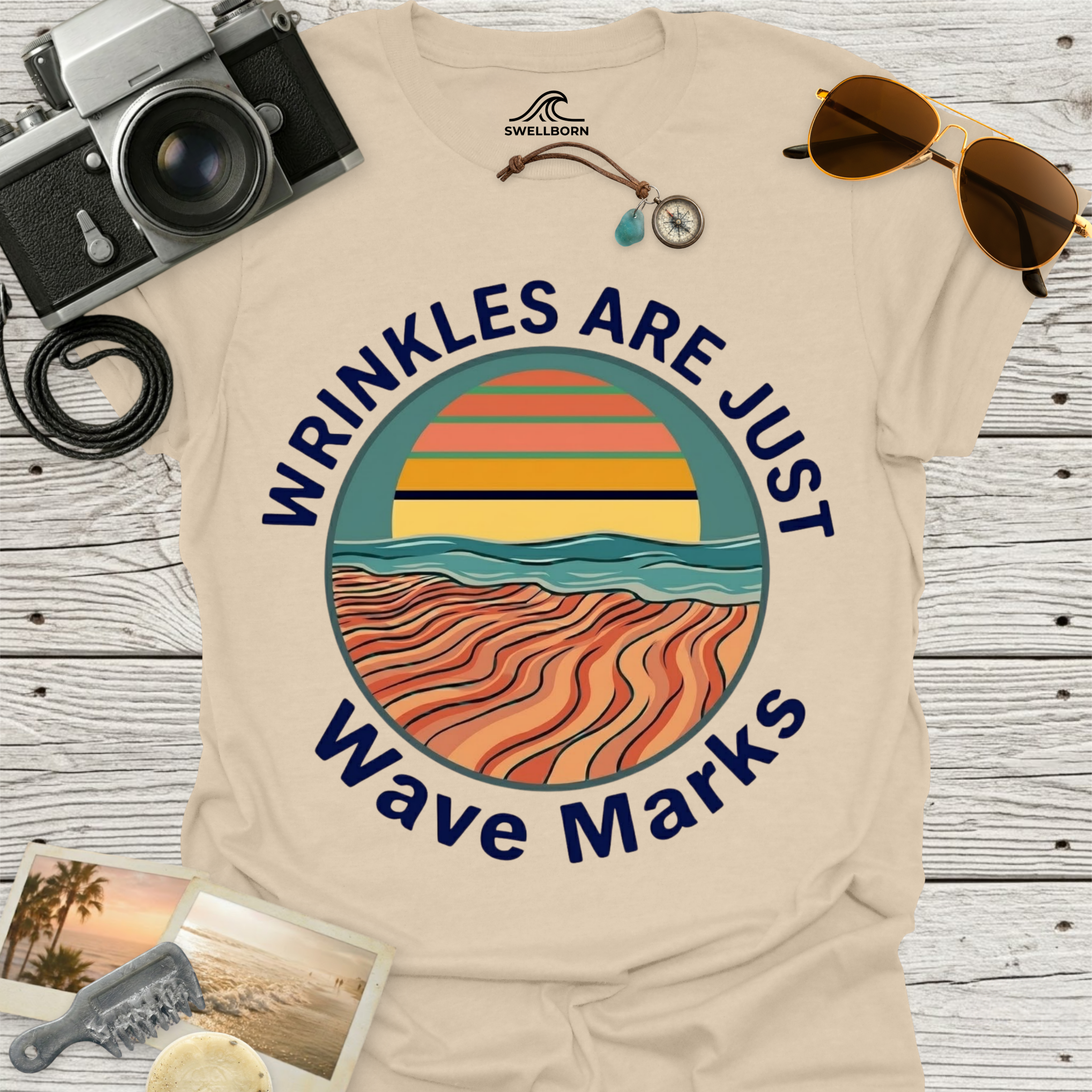Wrinkles Are Just Wave Marks T-Shirt
