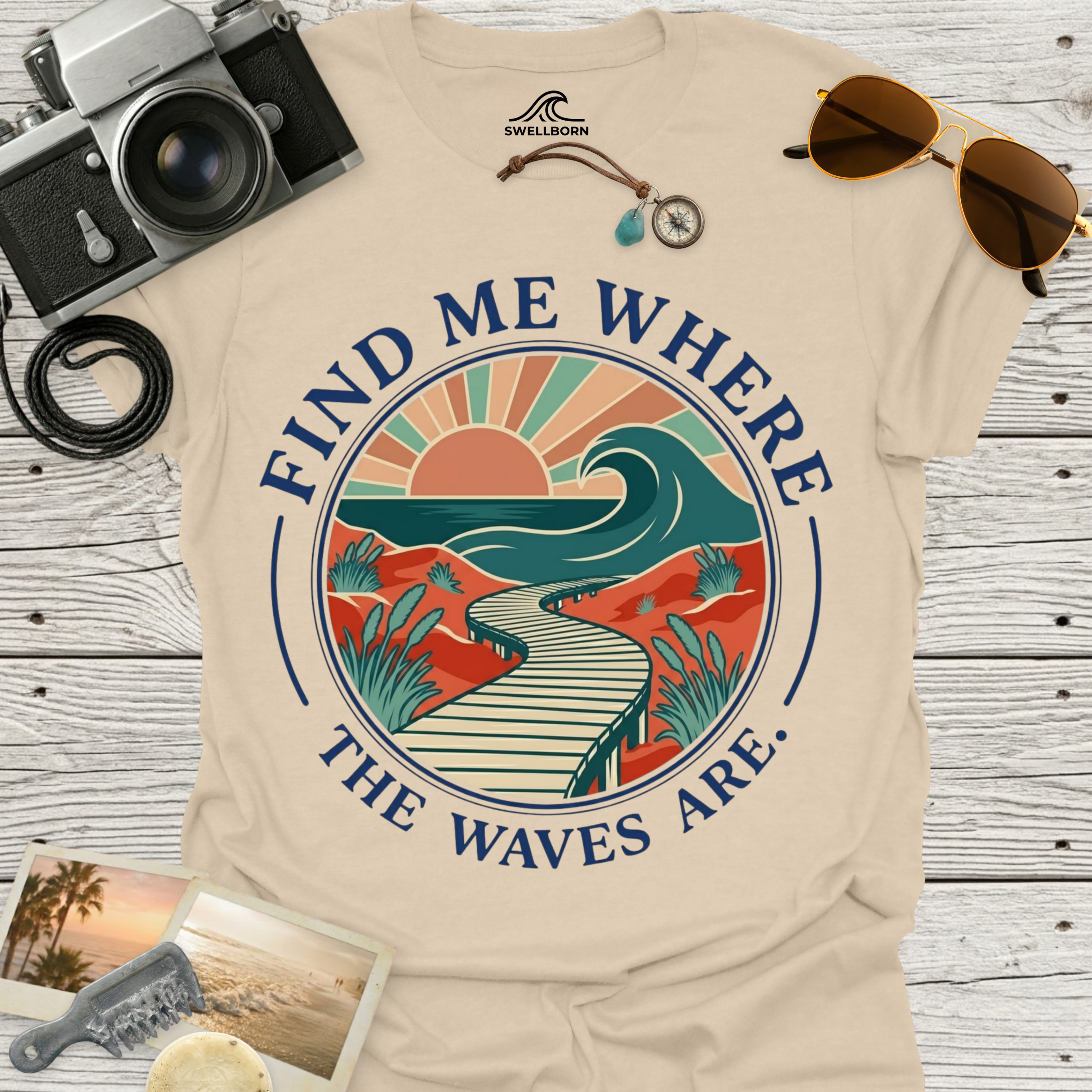 Find Me Where The Waves Are T-Shirt