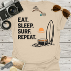 Eat. Sleep. Surf. Repeat. T-Shirt