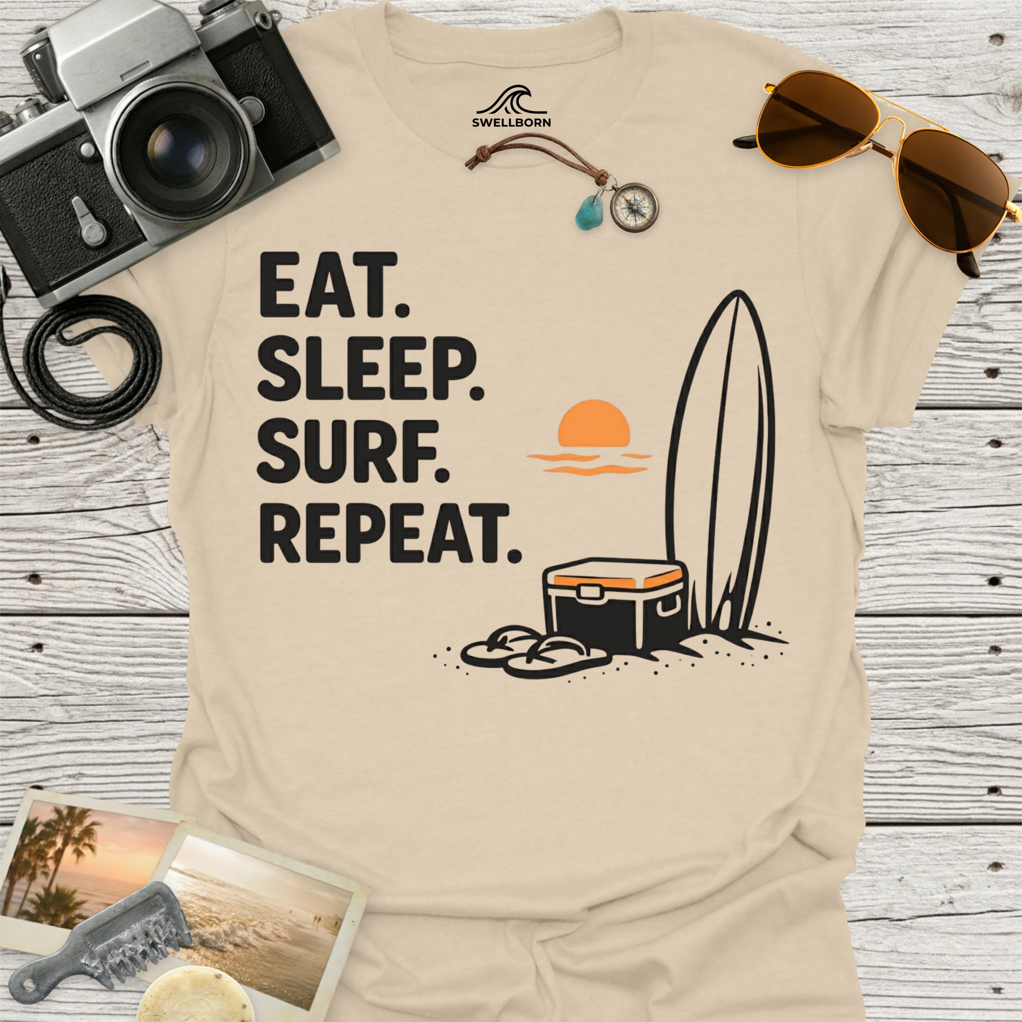 Eat. Sleep. Surf. Repeat. T-Shirt