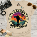 Surf Legends Never Retire T-Shirt