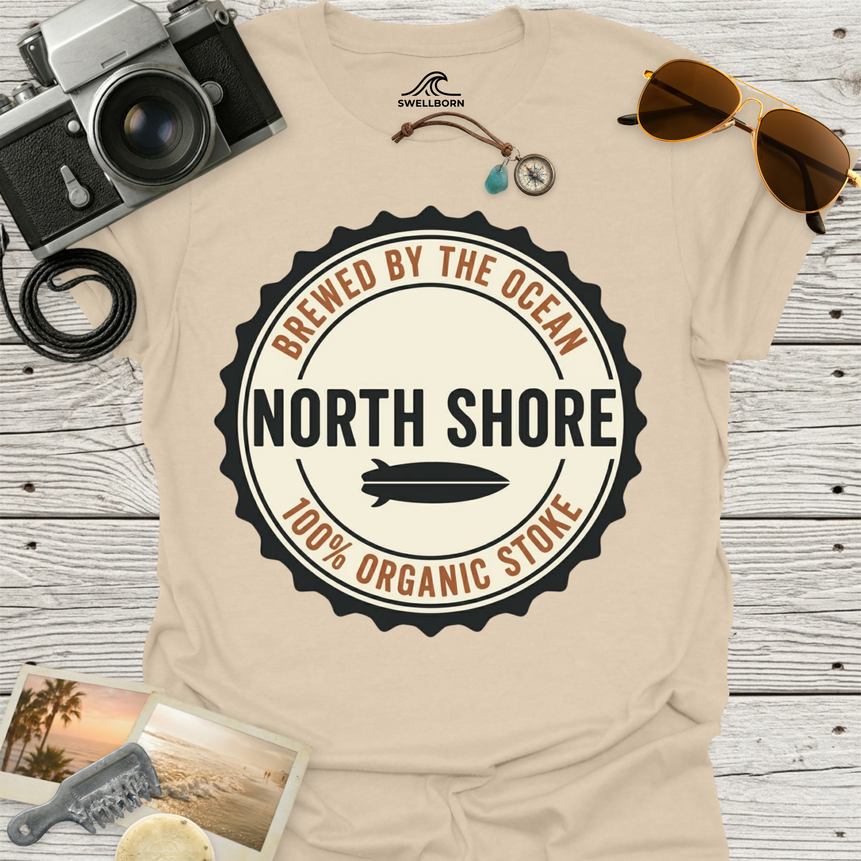 Brewed By The Ocean T-Shirt