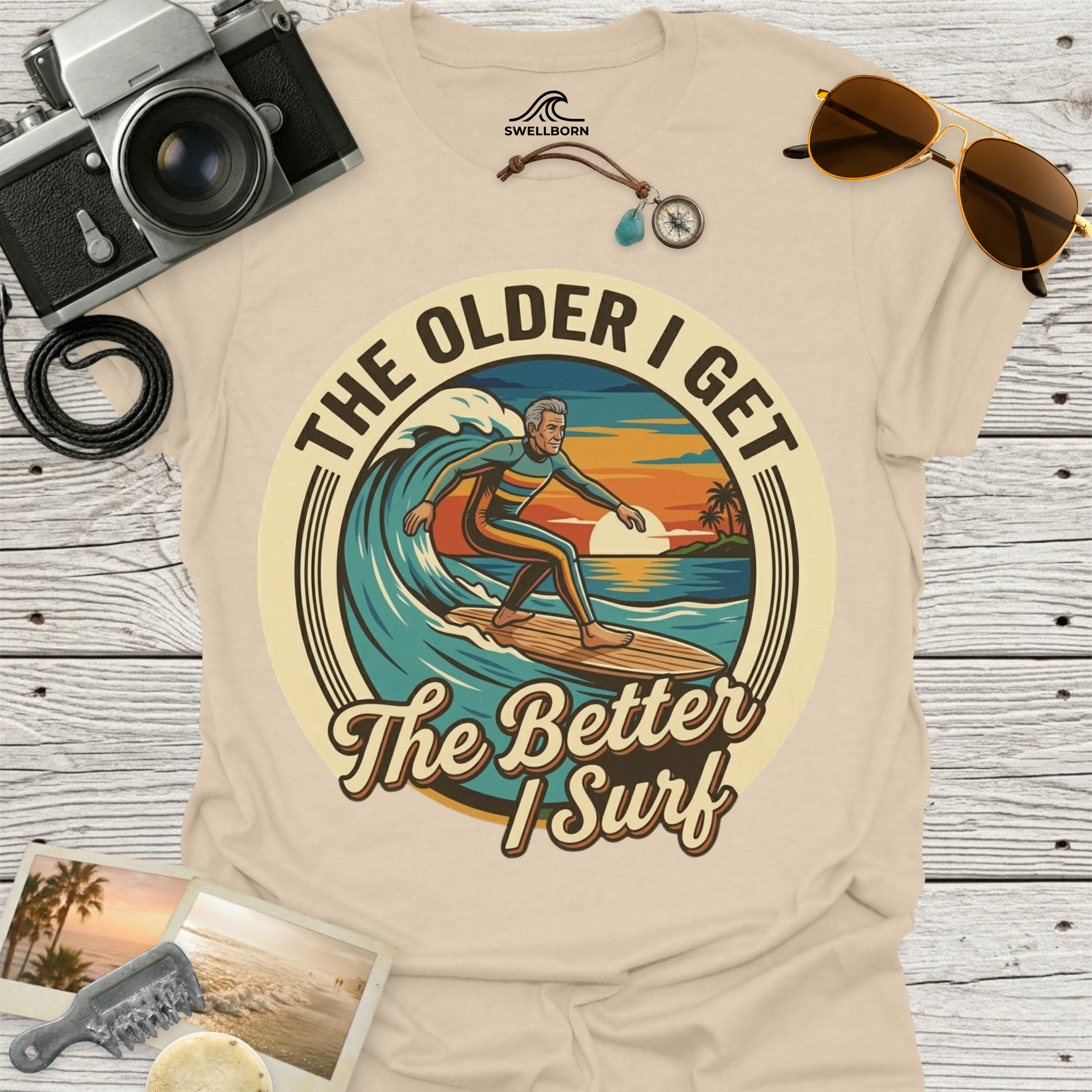 The Older I Get The Better I Surf T-Shirt