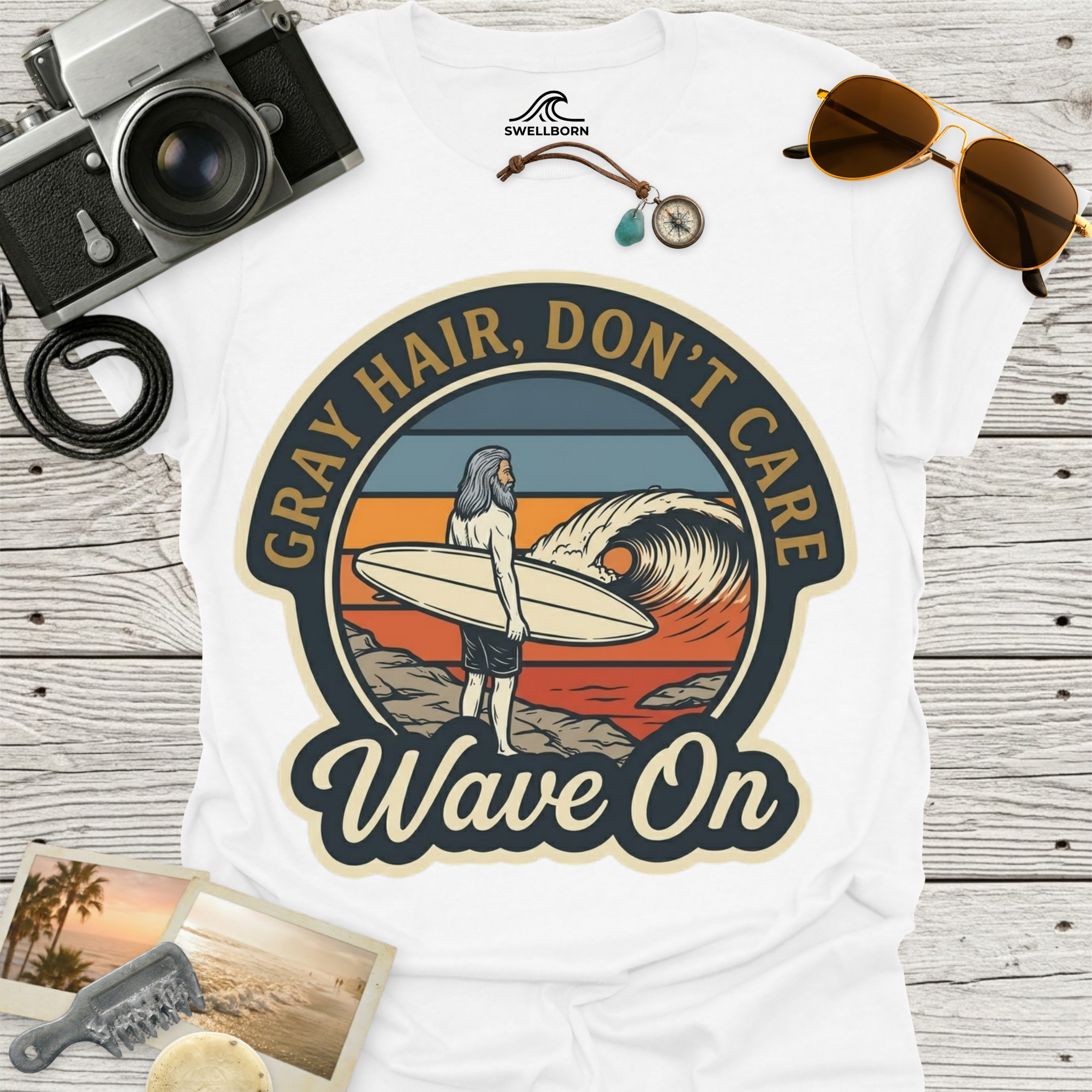 Gray Hair, Don't Care T-Shirt