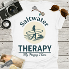 Saltwater Therapy My Happy Place T-Shirt