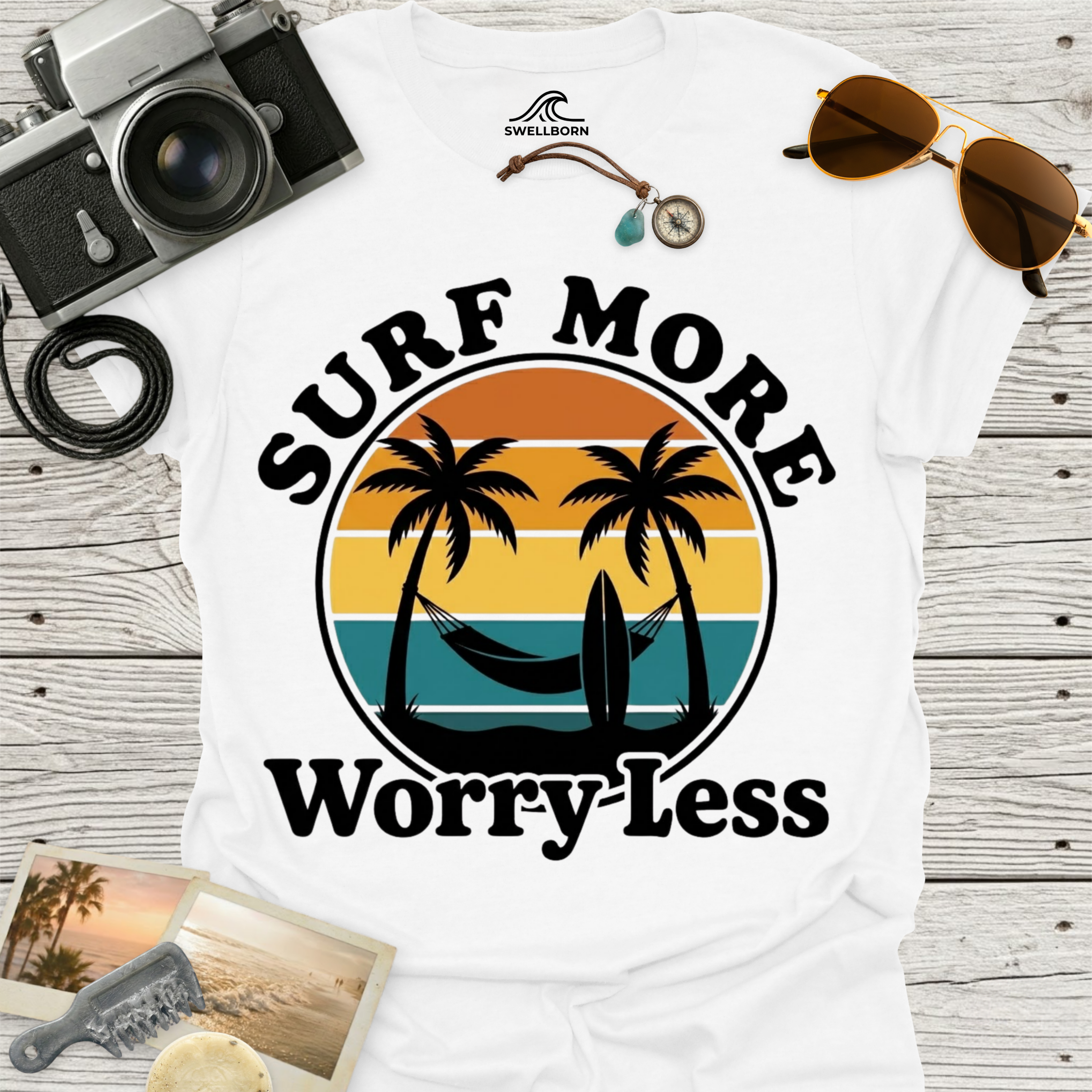 Surf More Worry Less T-Shirt