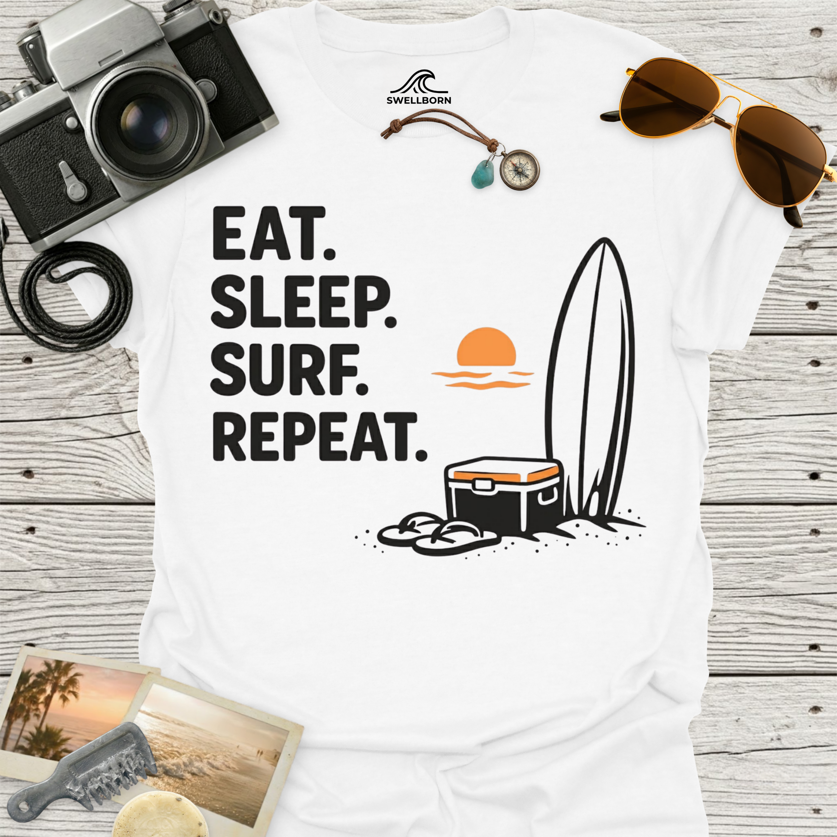 Eat. Sleep. Surf. Repeat. T-Shirt