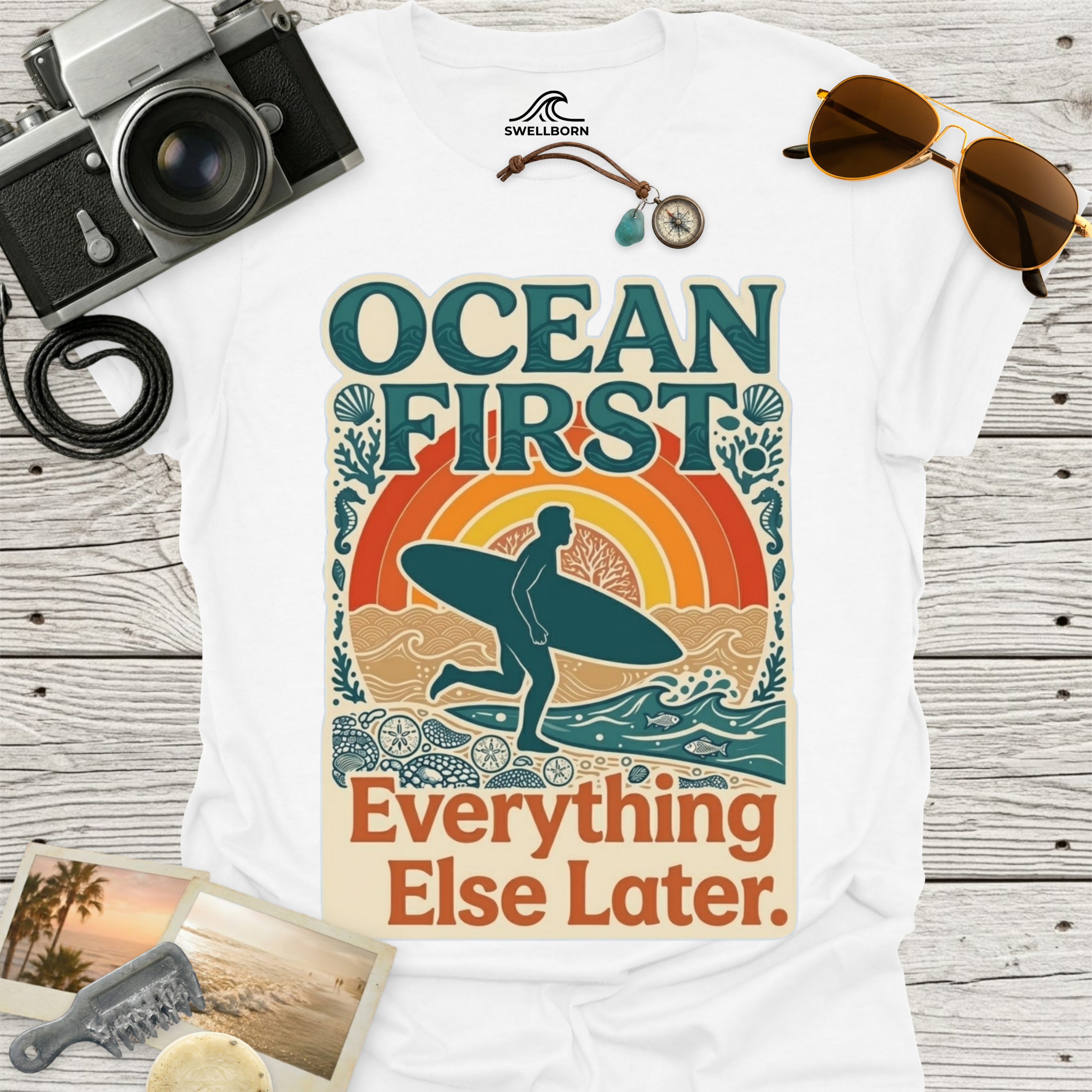 Ocean First. Everything Else Later. T-Shirt