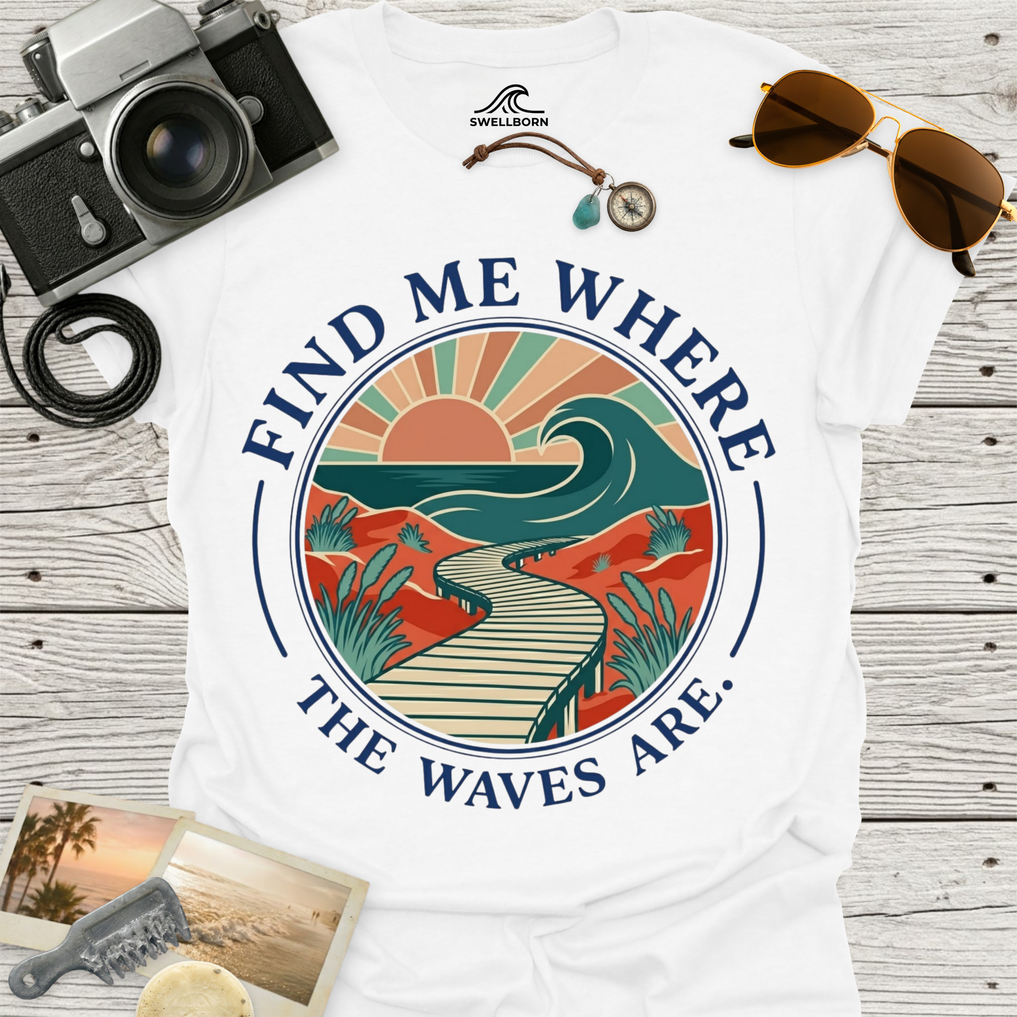 Find Me Where The Waves Are T-Shirt