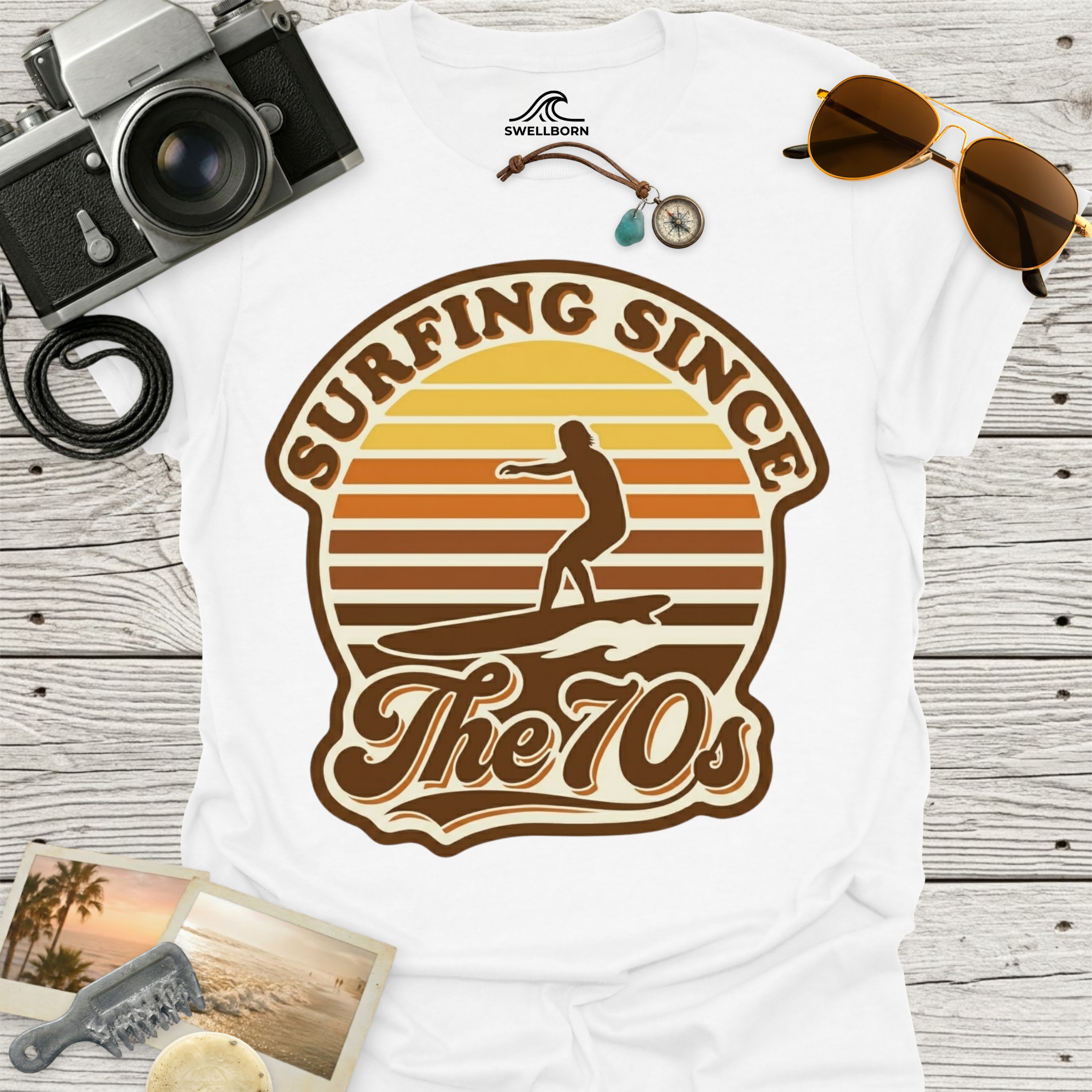 Surfing Since The 70's T-Shirt