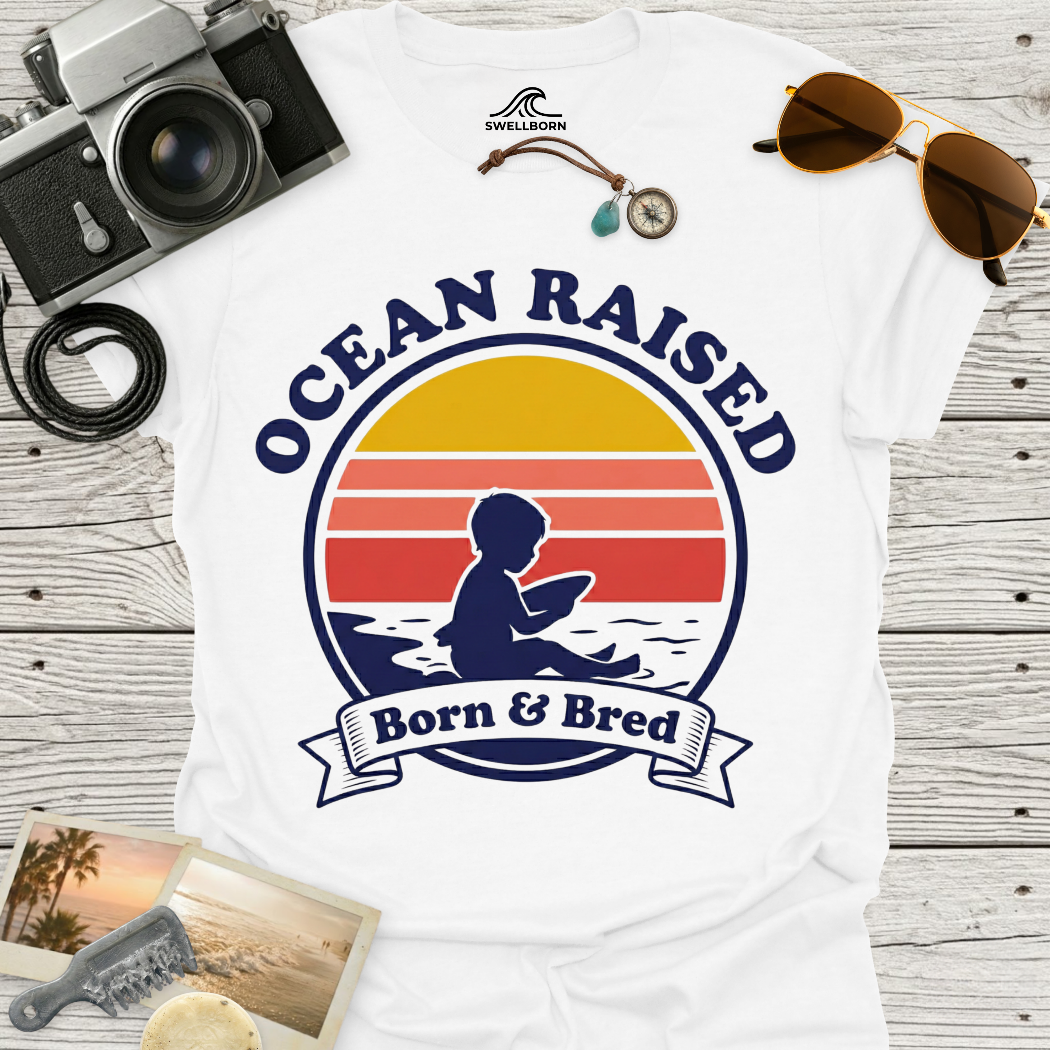 Ocean Raised | Born &  Bred T-Shirt