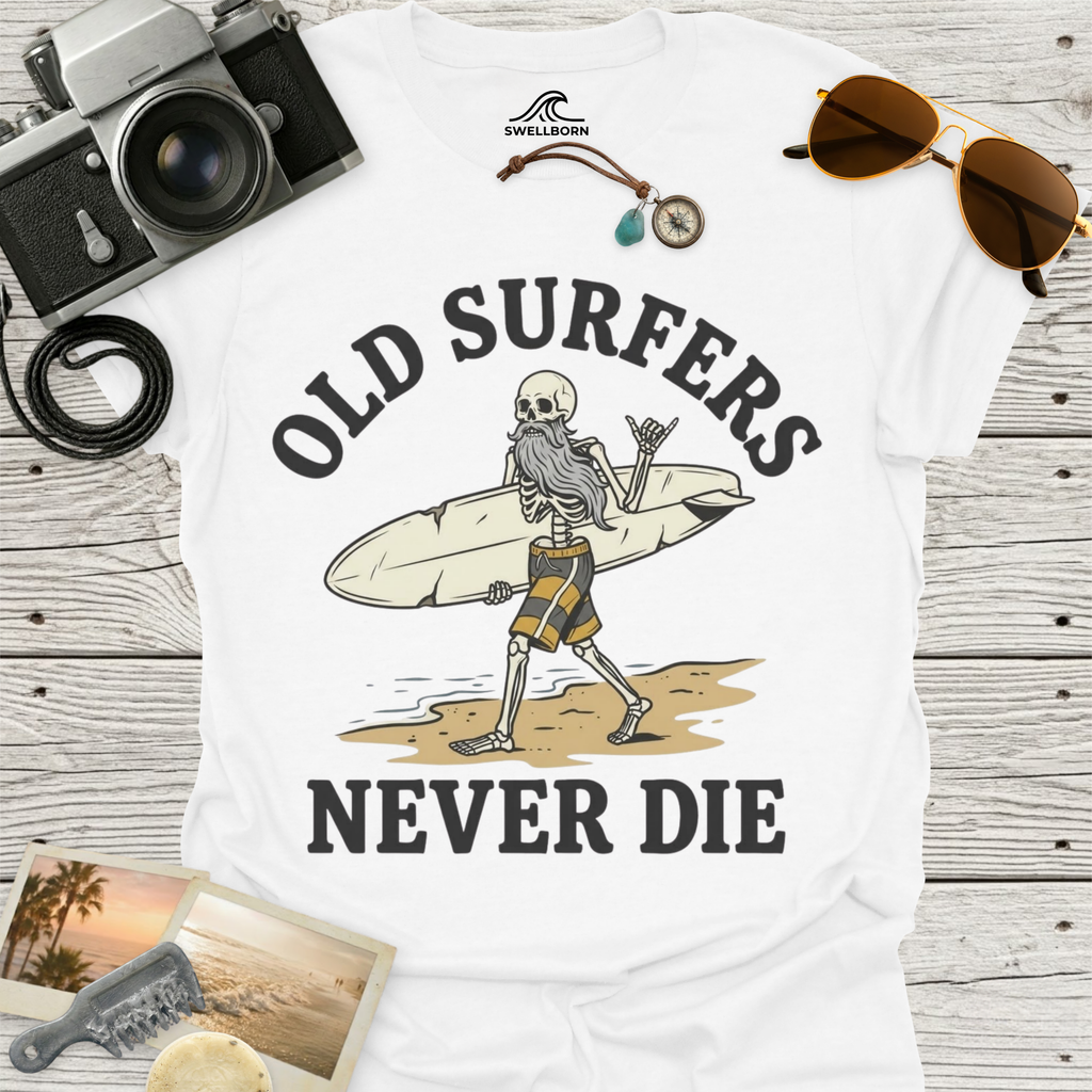 Old Surfers Never Die T-Shirt